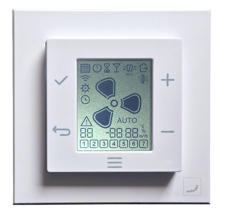EVO Sense - vadības pults Zehnder EVO iekārtām