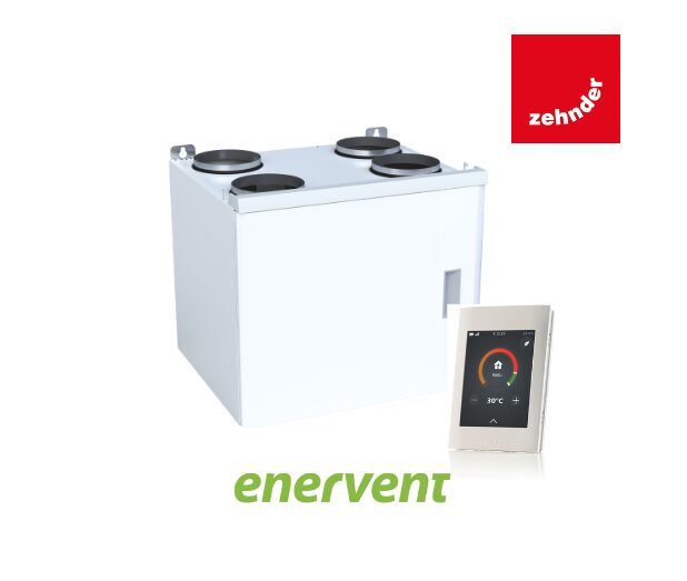 Zehnder Enervent Salla eWind- Gaisa plūsmas daudzums (360 m³/h)