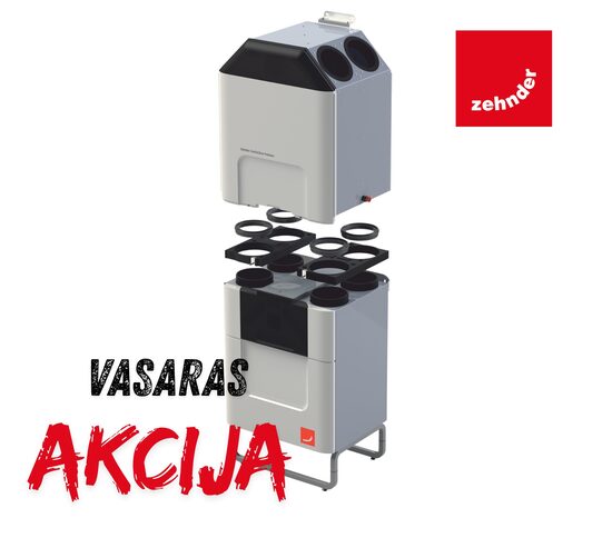 Zehnder ComfoClime un Zehnder ComfoAir Q iekartas komplekts