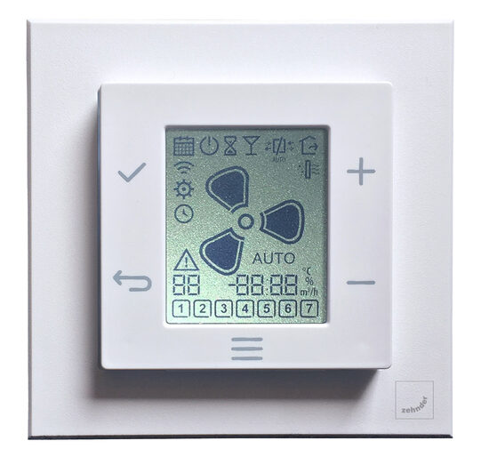EVO Sense - vadības pults Zehnder EVO iekārtām