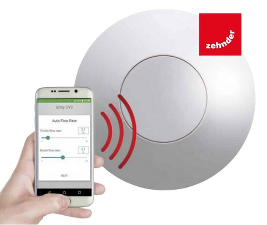 Zehnder ZCV3si viedais ventilators ar laika releju un mitruma sensoru